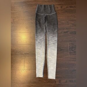 Lululemon Gray and White Ombre Leggings